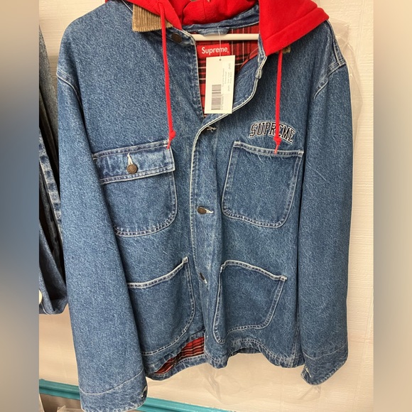 Supreme Hooded Chore Coat